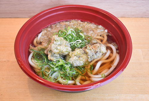網干カキ天うどん