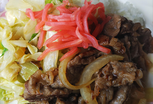 牛肉の焼きしゃぶ丼
