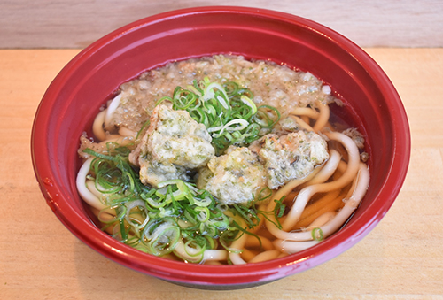 網干カキ天うどん